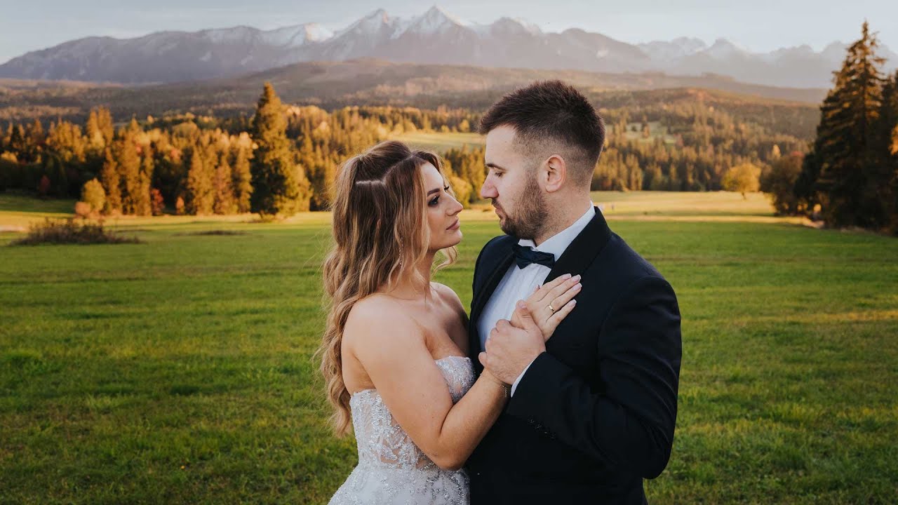 Paulina i Dawid - klip ze ślubu i wesela 4K, Euforia Myślenice